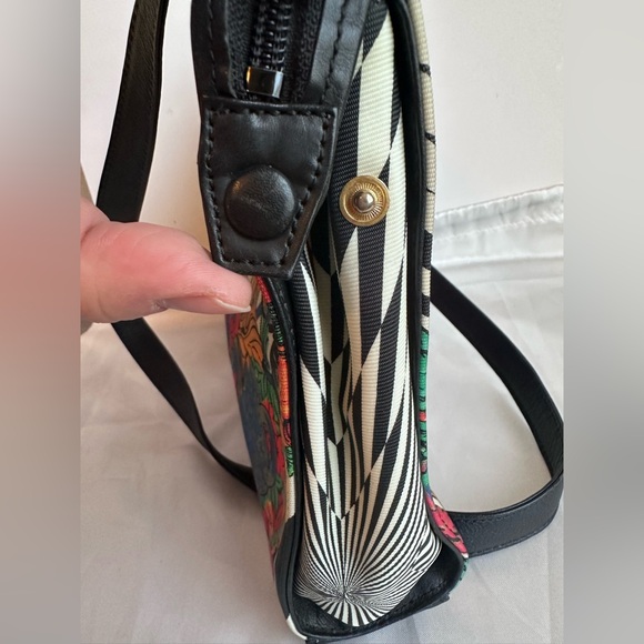 Gianni Versace Rare Optical Baroque Print Shoulder Bag - Picture 5 of 16